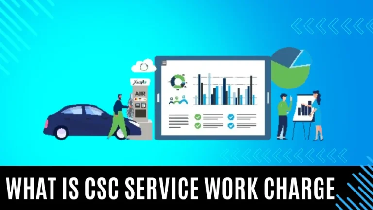 What Is the CSC service work charge on credit card or bank statement?