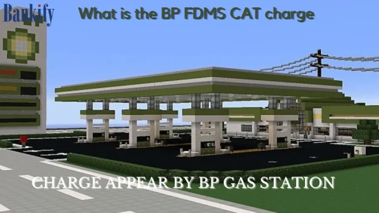 What is BP FDMS CAT charge on your bank statement?